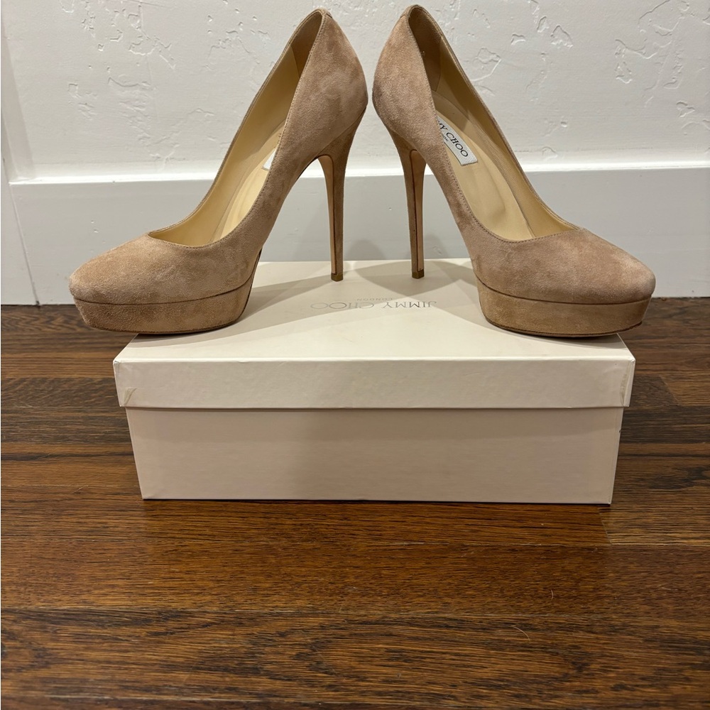 Jimmy Choo London Suede Pump